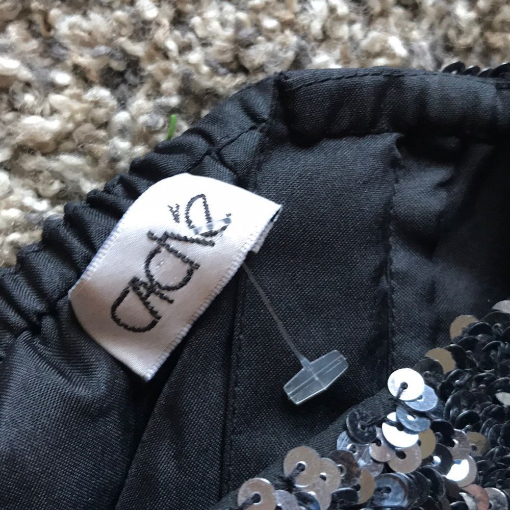 Pure Silk Cach’e Sequin Top Small - image 2